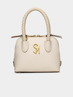 Women's Steve Madden Beige BROPES Dome Bag