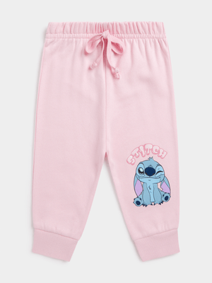 Jet Toddler Girls Pink Stitch Active Pants