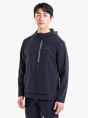 Under Armour Mens OutRun The Storm Black Jacket