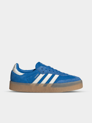 adidas Originals Women's Sambae Blue/White Sneaker