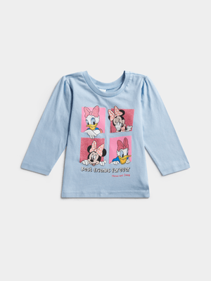 Jet Toddler Girls Blue Minnie & Daisy T-Shirt