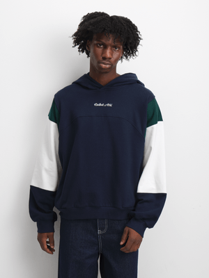Redbat Athletics Men's Navy Oversized Hoodie