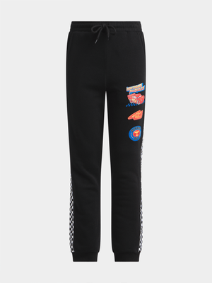Jet Younger Boys Black Cars Active Pants
