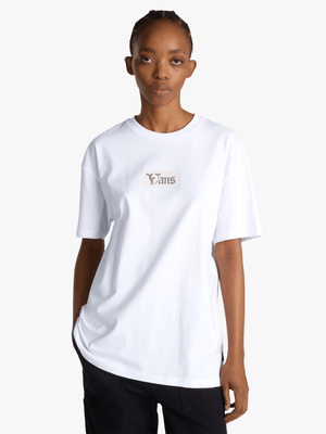 Vans Women's Garden Oversized White T-shirt