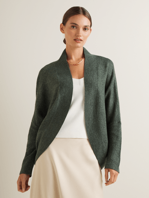 Women's Iconography Curved Front Cardigan