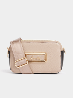Luella Mini Double Zip Cross Body Bag