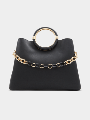 Women's Aldo Dovie Black Satchel Bag