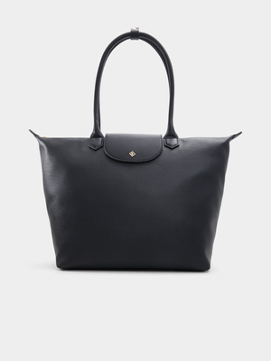 Women's Call It Spring Black Cityy Tote Handbag