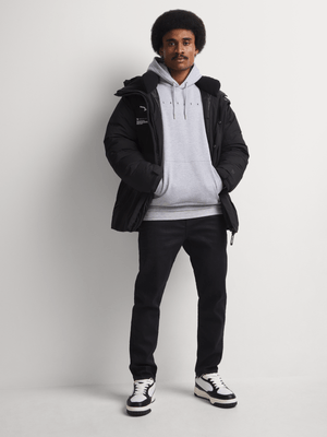 Relay Jeans Men's Grey Melange Hoodie
