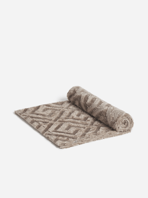 Jet Home Cashmere Faux Fur Throw