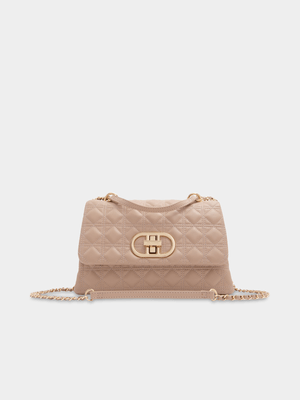 Women's Call It Spring Beige Zolla Shoulder Handbag