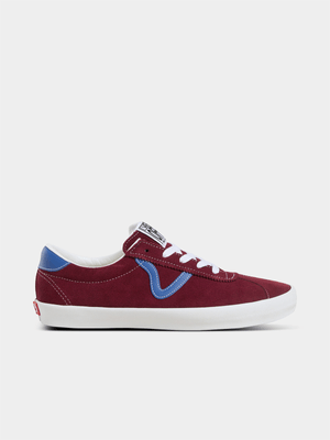 Vans Men's Sport Low Burgundy/Blue Sneaker