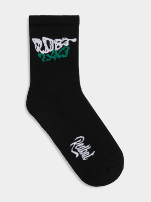 Redbat Unisex Regular Black Socks 7-11
