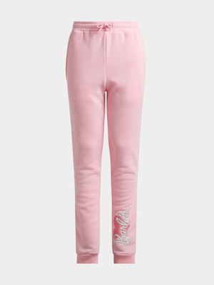 Jet Younger Girls Pink Barbie Active Pants