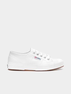Superga Womens Classics Canvas White Sneakers