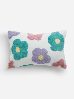 Jet Home Kids Tufted Flowers Scatter Cushion