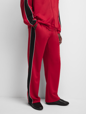The FIX Men's Red Co-Ord Track Pants