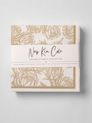 Natural Protea Paper Napkins 40x40