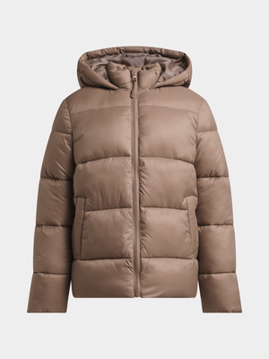 TS Boys Taupe Puffer Jacket