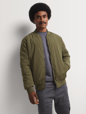 Markham Men's Reversible Green/Blue Bomber Jacket