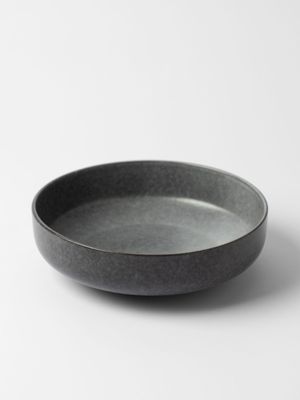 Forest Reactive Glaze Cereal Bowl Black 18cm