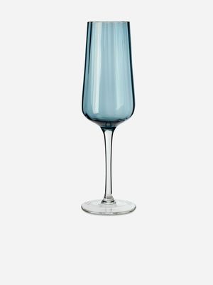 Collette Champagne Glass Blue