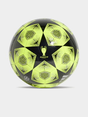 adidas UCL Club 24/25 Knockout Phase Yellow/Black Soccer Ball