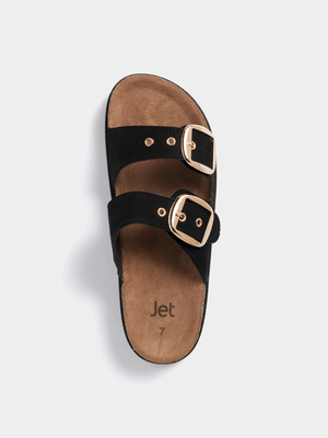 Jet Women's Black/Gold Sandals