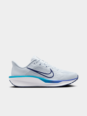 Nike Mens Quest 6 White/Grey/Blue Running Shoes