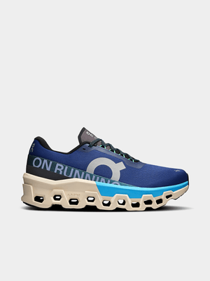 On Mens Cloudmonster 2.0 Navy/Cream Running Shoes