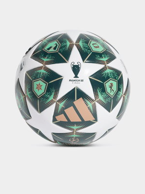 adidas UCL League 24/25 Knockout Phase White/Green/Lime Soccer Ball