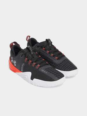 Under Armour Mens Tribase Reign 6 Black/Red/White Training Shoes