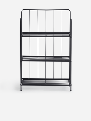 Progarden Black Plant Rack 3 Tier H90Cm