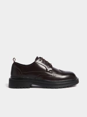 Men's Markham Chunky Burgundy Brogue