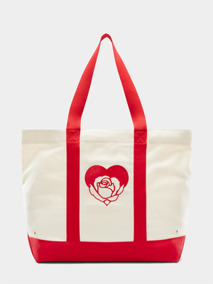 Converse Unisex  TLM VDAY Premium Canvas Tote Beige Bag