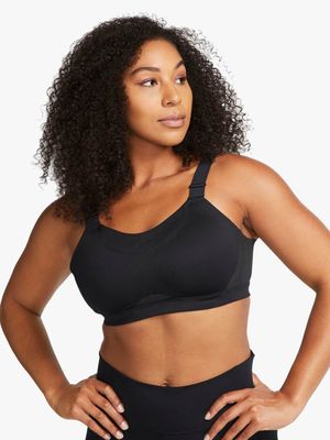 Nike Womens Dri-Fit Alpha High Support Black Sports Bra