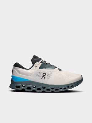 On Mens Cloudstratus 3 Cream/Orange Running Shoes