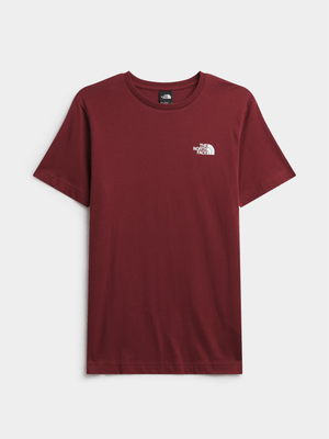 The North Face Men's Simple Dome Maroon T-Shirt