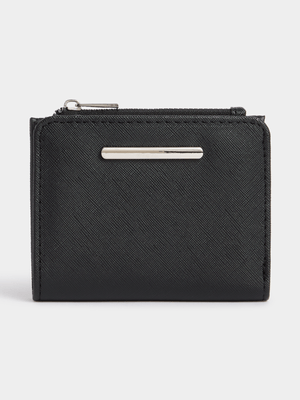 Exact Women's Black Small Foldover Purse