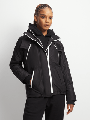 TS Womens Outdoor Black/White Jacket