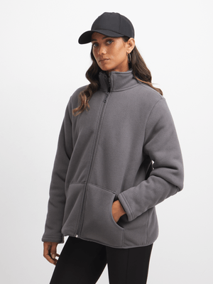 Jet Women's Charcoal Fleece Jacket