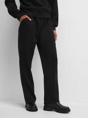 Jet Women's Black Luxe Straight Leg Active Pants
