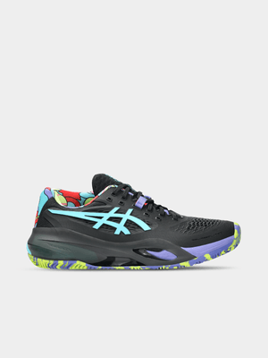 Asics Mens Gel-Resolution X Padel L.E. Black/Aqua Padel Shoes