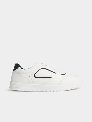 Jet Men's White Low Cut Sneakers