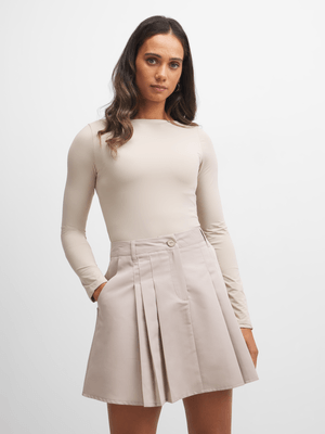Jet Women's Stone Pleated Mini Skirt