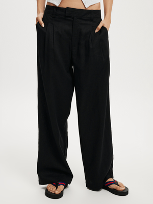 Women's Cotton On Black Haven Wide Leg Suiting Pants
