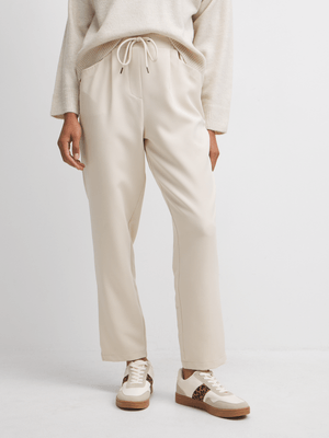 Jet Women's White Tapered Pants
