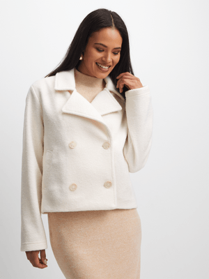 Jet Women's Milk Crop Double Breast Jacket