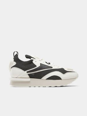Reebok Women's Classic Nylon Plus White/Black Sneaker