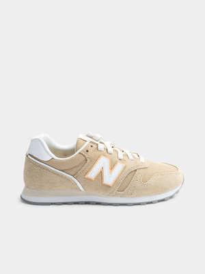Women's New Balance 373 V1 Tan/White Sneaker